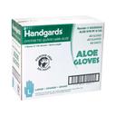 Handgards Large Green Synthetic Disposable Glove with Aloe -- 4 per case.