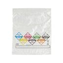 Handgards Tuffgards High Density Saddle Weekly Daily Color Coded Bag, 6.5 x 7 inch -- 2000 per case