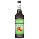 Monin Peach Tea Concentrate - 750 mL glass bottle.