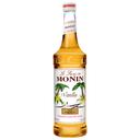 Monin Vanilla Flavor Syrup Glass, 750 Milliliter -- 12 Case