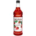 Monin Wild Strawberry Flavoured Syrup, 1 Liter -- 4 per case.