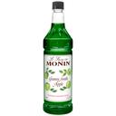 Monin Granny Apple Smith Flavor Syrup, 1 Liter -- 4 Case
