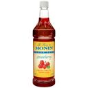 Monin Sugar Free Strawberry Gourmet Syrup, 1 Liter -- 4 per case.