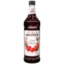 Monin Tart Cherry Syrup, 1 Liter -- 4 per case.