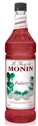 Monin Pineberry Gourmet Syrup, 1 Liter -- 4 per case