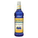 Monin Sugar Free Blue Raspberry Syrup, 1 Liter -- 4 per case