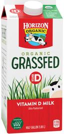 Horizon Organic Grassfed Whole Milk, 64 Ounce -- 6 per case