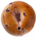 Just Bagels Blueberry Bagel, 6 count per pack -- 10 per case.