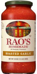 Raos Homemade Roasted Garlic Sauce, 24 Ounce -- 12 per case