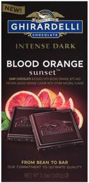 Ghirardelli Blood Orange Sunset Intense Dark Chocolate Bar, 3.5 Ounce -- 12 per case