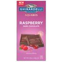 Ghirardelli Raspberry Dark Chocolate Squares Bar, 4.8 Ounce -- 10 per case