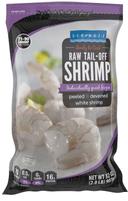 Seamazz 71/90 Tail Off Raw White Shrimp, 20 Pound