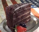 Sweet Street The Big Line 5 Layer High Big Chocolate Cake, 14 Slice -- 2 per case.