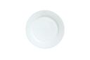 Syracuse China Repetition Aluma White Medium Rim Plate, 9.25 inch -- 12 per case.