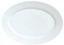 Syracuse Aluma White Platter, 14.5 x 10.25 inch -- 12 per case