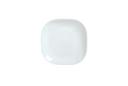 Syracuse China Reflections Aluma White Square Coupe Plate, 10 5/8 inch -- 12 per case.