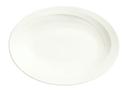 Syracuse China Silk Royal Rideau Oval Platter, 12.5 x 9 inch -- 12 per case.