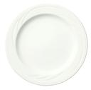Syracuse China Elan Royal Rideau Medium Rim Plate, 8 inch -- 12 per case.