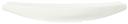 Syracuse China Slenda Porcelain Canoe Plate, 12.5 x 3.75 inch -- 12 per case.