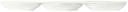 Syracuse China Slenda 3 Well Teardrop Tray -- 12 per case.