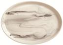 Syracuse Smoke Oval Platter, 13 inch -- 12 per case