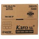 Karo Corn Syrup Blue Label Blend Dark 1 Gallon -- 4 Case