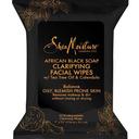 Shea Moisture African Black Soap Clarifying Facial Wipes - 30 count per pack -- 24 per case