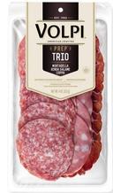 Volpi Trio Sliced Genoa Coppa Mortadella, 4 Ounce -- 12 per case.