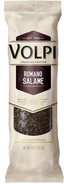 Volpi Flow Wrap Romano Salame Chub, 8 Ounce -- 12 per case.