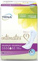 Tena Intimates Maximum Long Pads - 12 count per pack -- 6 packs per case