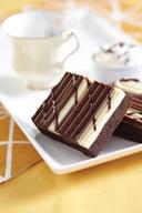The Original Cakerie Triple Chocolate Chunk Brownie Dessert Bar -- 2 per case.