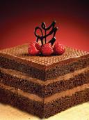 The Original Cakerie Chocolate Layer Dessert Cake -- 2 per case.