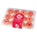 Two Bite Strawberry Assorted Mini Donut, 8 Ounce -- 12 per case