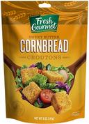 Fresh Gourmet Homestyle Sweet Butter Cornbread Croutons, 5 Ounce -- 12 per case
