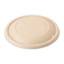 World Centric Unbleached Plant Fiber Lid for 24 to 32 Ounce Bowl - 125 per pack -- 4 packs per case