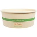World Centric 24 Ounce Plant Fiber Notree Compostable Wide Paper Bowl, 50 count -- 6 per case