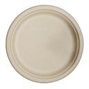 World Centric Unbleached Plant Fiber Compostable 10 inch Plate, 50 count -- 16 per case