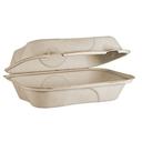 World Centric Unbleached Plant Fiber Compostable Hoagie Box, 50 count -- 10 per case
