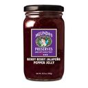 Melindas Berry Berry Jalapeno Pepper Jelly Whole Fruit Preserves, 15.5 Ounce - 6 per case