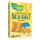 From The Ground Up Sea Salt Cauliflower Cracker, 4 Ounce -- 6 per case