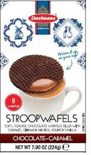 Daelmans Chocolate Stroopwafel - Hex Box, 7.9 Ounce -- 9 per case.
