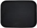 Winco Black Easy Hold Rubber Lined Rectangular Tray, 14 x 18 inch -- 12 per case