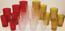 Winco Amber Tumbler, 5 Ounce -- 72 per case