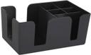 Winco Plastic 6 Compartment Condiment Caddy -- 12 per case