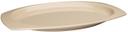 Winco Melamine Tan Rectangular Platter, 11.5 x 7.5 inch -- 48 per case