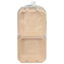Tellus No Pfas Added 8 inch Square Clamshell, 200 count -- 4 per case