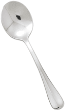 Winco Victoria 18/8 Stainless Steel Extra Heavyweight Bouillon Spoon -- 300 per case