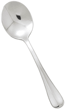 Winco Stanford 18/8 Stainless Steel Extra Heavyweight Bouillon Spoon -- 300 per case