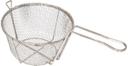 Winco Round 4 Mesh Wire Fry Basket, 9 1/2 x 9 1/2 x 5 3/4 inch -- 20 per case