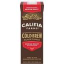 Califia Farms Pure Black Medium Roast Cold Brew Coffee, 32 Fluid Ounce -- 6 per case